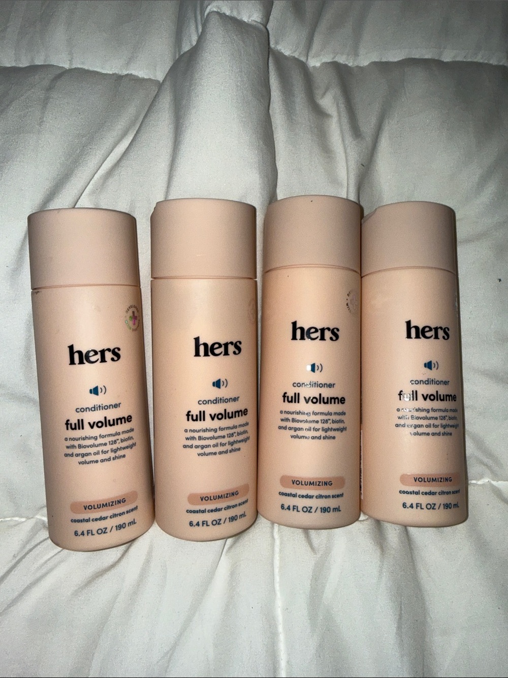 Hers - set of 4 - Full Volume Volumizing Conditioner 6.4